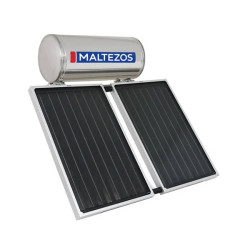 Μαλτέζος ΙΝΟΧ 200 λίτρα με 3 τμ συλλέκτη